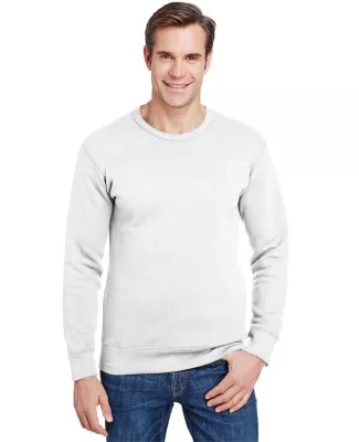 Gildan HF000 Hammer Adult Crewneck Sweatshirt in White