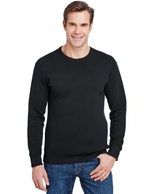 Gildan HF000 Hammer Adult Crewneck Sweatshirt in Black