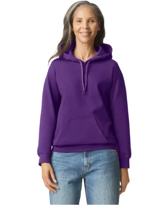 Gildan SF500 Adult Softstyle® Fleece Pullover Hoo in Purple