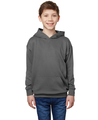 Gildan 99500B Youth Performance Tech Hooded Sweats CHARCOAL