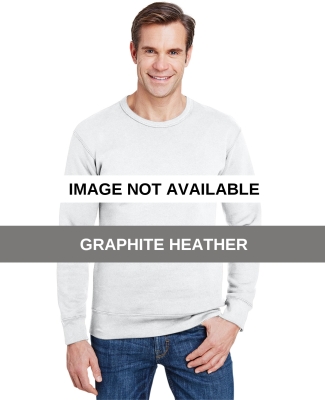 Gildan HF000 Hammer Adult Crewneck Sweatshirt GRAPHITE HEATHER
