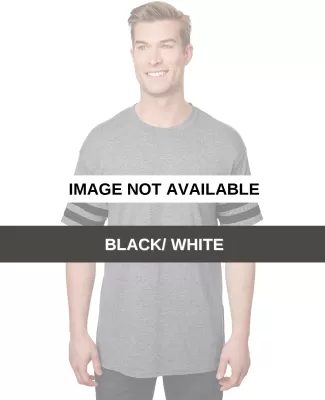 Gildan 5000VT Heavy Cotton Adult Victory T-shirt BLACK/ WHITE