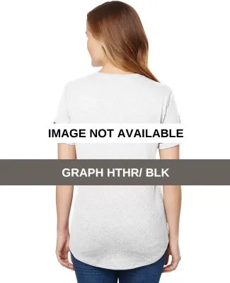 Gildan 500VTL Heavy Cotton™ Ladies' Victory T-Sh GRAPH HTHR/ BLK