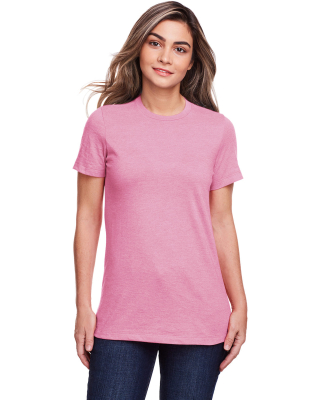 Gildan 67000L Ladies' Softstyle CVC T-Shirt in Plumrose