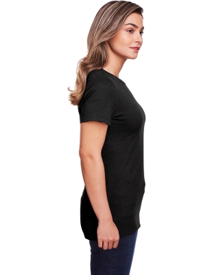 Gildan 67000L Ladies' Softstyle CVC T-Shirt PITCH BLACK