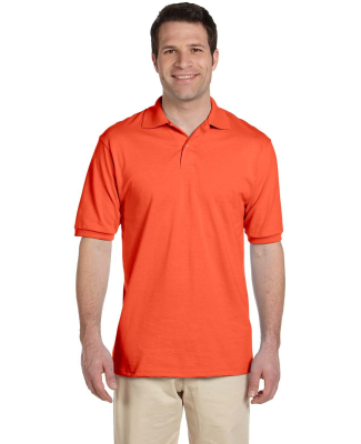 Jerzees 437MSR Adult SpotShield™ Jersey Polo in Burnt orange