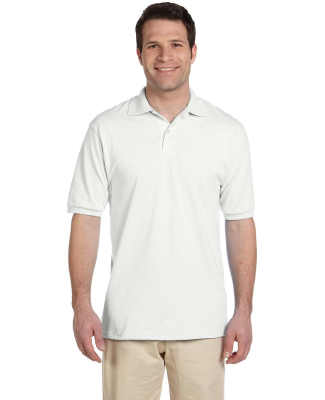 Jerzees 437MSR Adult SpotShield™ Jersey Polo in White