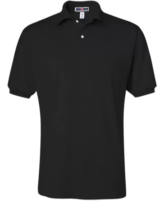 Jerzees 437MSR Adult SpotShield™ Jersey Polo BLACK