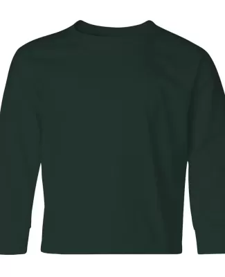 Jerzees 29BLR Youth DRI-POWER® ACTIVE Long-Sleeve FOREST GREEN