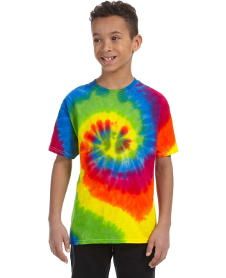 Tie-Dye CD100Y Youth 5.4 oz. 100% Cotton T-Shirt in Moondance