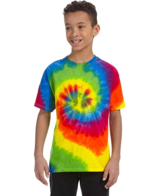 Tie-Dye CD100Y Youth 5.4 oz. 100% Cotton T-Shirt MOONDANCE