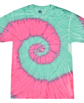 Tie-Dye CD100Y Youth 5.4 oz. 100% Cotton T-Shirt MINT FUSION