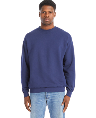 Hanes RS160 Adult Perfect Sweats Crewneck Sweatshi in Navy