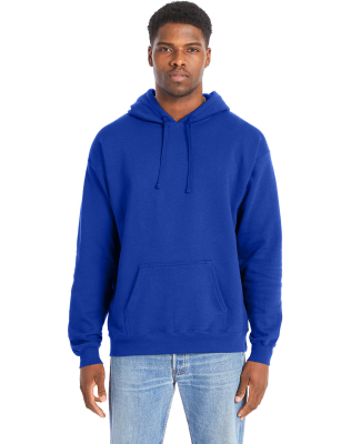 Hanes RS170 Adult Perfect Sweats Pullover Hooded S in Deep royal