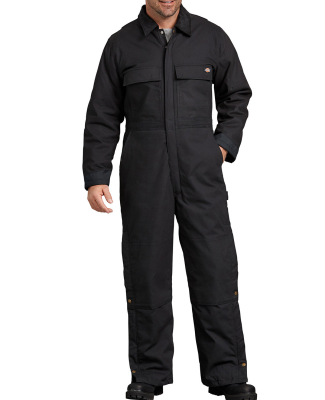 Dickies TV676 Men's FLEX Sanded Duck Coverall BLACK _L