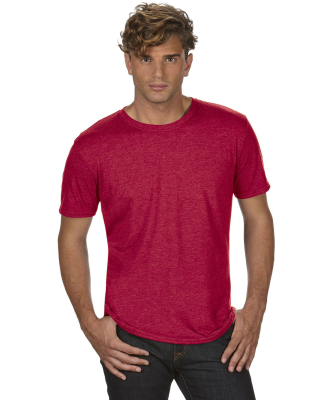 Gildan 6750 Adult Triblend T-Shirt in Heather red