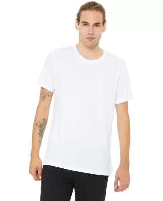 Bella + Canvas 3001 Unisex Jersey T-Shirt WHITE