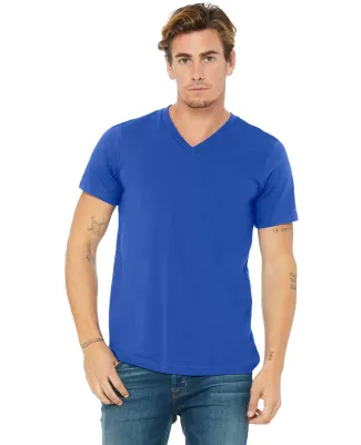 Bella + Canvas 3005 Unisex Jersey Short-Sleeve V-N TRUE ROYAL