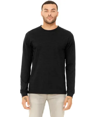 Bella + Canvas BC3501CVC Unisex CVC Jersey Long-Sl BLACK HEATHER