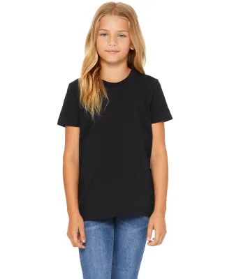 Bella + Canvas 3001Y Youth Jersey T-Shirt VINTAGE BLACK