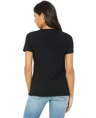 Bella + Canvas 6405 Ladies' Relaxed Jersey V-Neck  BLACK