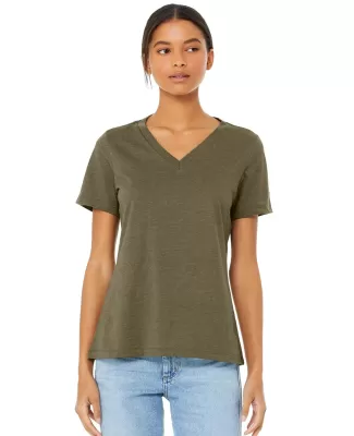 Bella + Canvas BC6405CVC Ladies' Relaxed Heather C HEATHER OLIVE