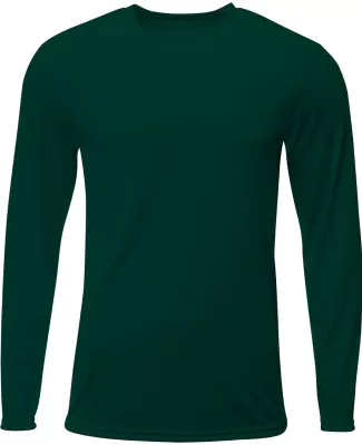 A4 Apparel N3425 Men's Sprint Long Sleeve T-Shirt in Forest