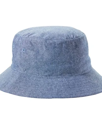 Big Accessories BA676 Crusher Bucket Hat in Blue chambray