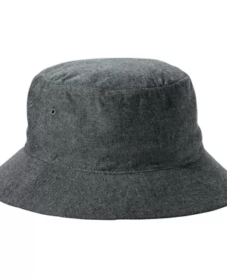 Big Accessories BA676 Crusher Bucket Hat in Black denim