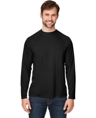 Core 365 CE110 Unisex Ultra UVP™ Long-Sleeve Rag in Black