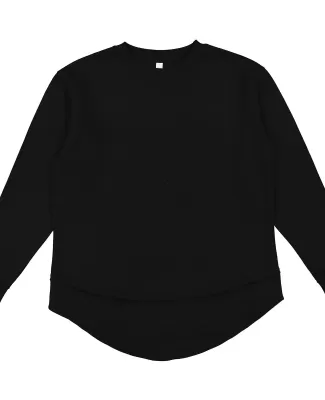 LA T 3525 Ladies' Weekend Tunic Fleece BLACK