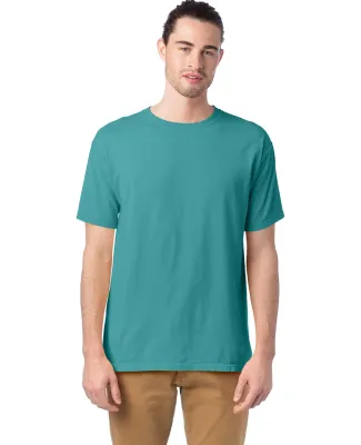 Hanes GDH100 Men's Garment-Dyed T-Shirt in Spanish moss