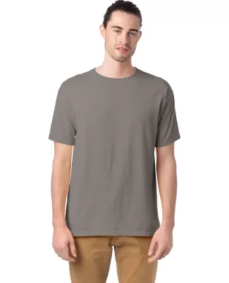 Hanes GDH100 Men's Garment-Dyed T-Shirt in Concrete