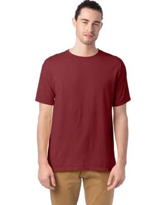 Hanes GDH100 Men's Garment-Dyed T-Shirt in Cayenne
