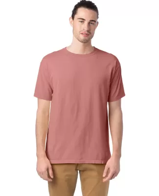 Hanes GDH100 Men's Garment-Dyed T-Shirt in Mauve