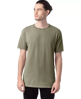 Hanes GDH100 Men's Garment-Dyed T-Shirt in Faded fatigue