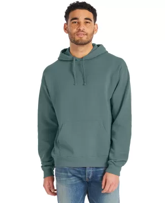 Hanes GDH450 Unisex Pullover Hooded Sweatshirt in Cypress green