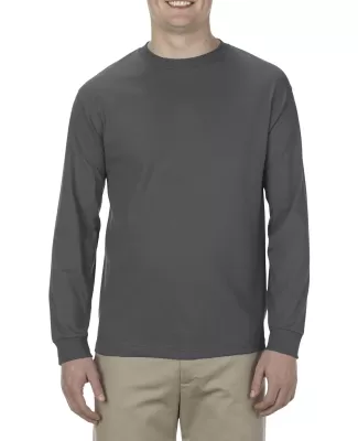 American Apparel 1304 Adult Long-sleeve T-shirt in Heather charcoal