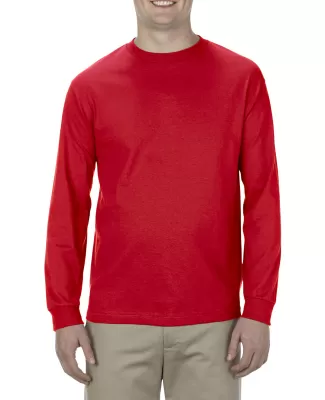 American Apparel 1304 Adult Long-sleeve T-shirt in Red