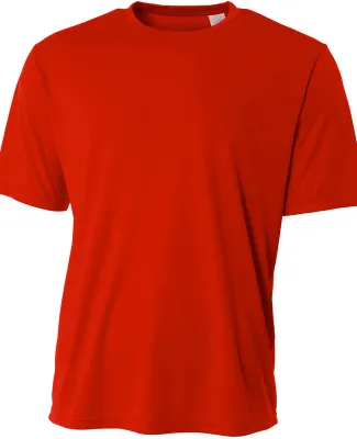 A4 Apparel N3402 Men's Sprint Performance T-Shirt in Scarlet