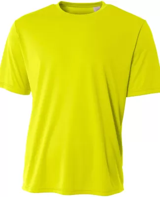 A4 Apparel N3402 Men's Sprint Performance T-Shirt in Safety yellow