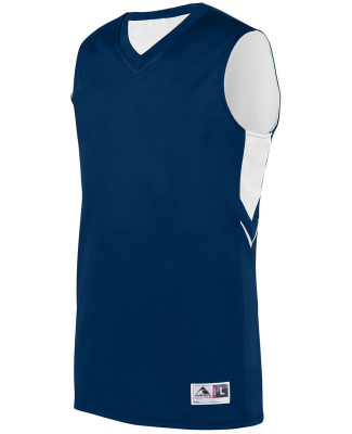 Augusta Sportswear 1166 Unisex Alley Oop Reversibl in Navy/ white