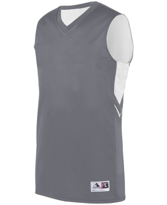 Augusta Sportswear 1166 Unisex Alley Oop Reversibl in Graphite/ white