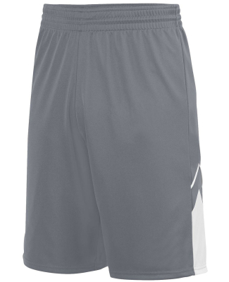 Augusta Sportswear 1169 Youth Alley Oop Reversible in Graphite/ white