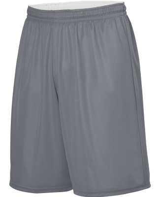 Augusta Sportswear 1407 Youth Reversible Wicking S in Graphite/ white