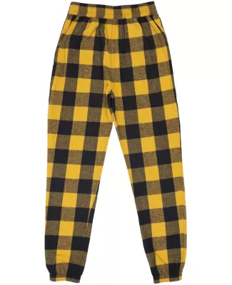 Burnside Clothing 4810 Youth Flannel Jogger in Gold/ black