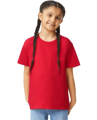 Gildan 64000B Youth Softstyle T-Shirt in Red