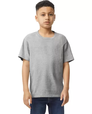 Gildan 64000B Youth Softstyle T-Shirt in Rs sport grey