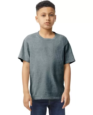 Gildan 64000B Youth Softstyle T-Shirt in Dark heather