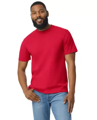 Gildan 65000 Unisex Softstyle Midweight T-Shirt in Red